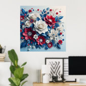 紙花 ポスター (ホームオフィス)