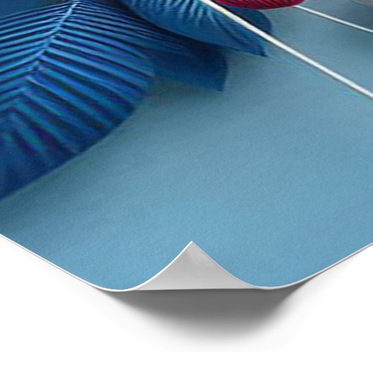 紙花 ポスター (角)