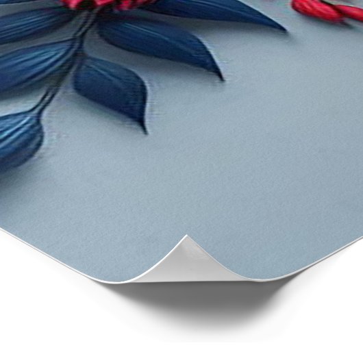 紙花 ポスター (角)