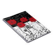 紙花、赤い花 ノートブック (右側)