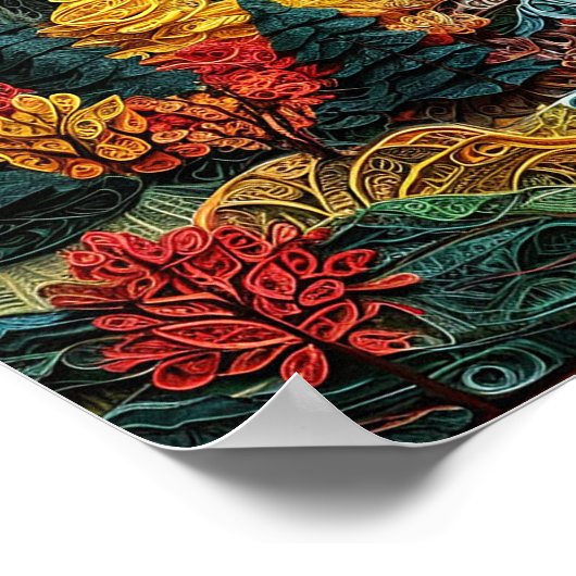 紙芸術 ポスター (角)