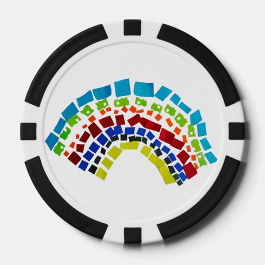 紙虹 ポーカーチップ (正面)