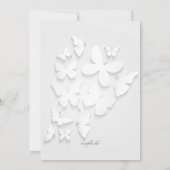 紙蝶招待状 招待状 (裏面)