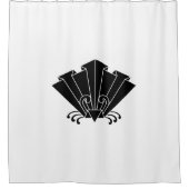 紙蝶 シャワーカーテン (正面)