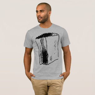 紙袋のスケッチメンズTシャツ Tシャツ