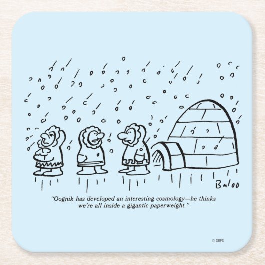 紙重 スクエアペーパーコースター (正面)