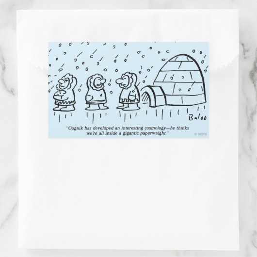 紙重 長方形シール (バッグ)