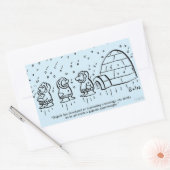 紙重 長方形シール (封筒)