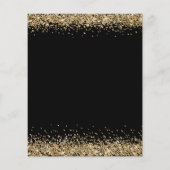 紙金ゴールドグリッターキンセアニラパーティーブラック チラシ (裏面)