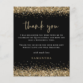 紙金ゴールドグリッターキンセアニラパーティーブラック チラシ