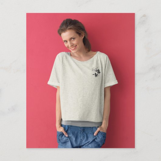 紙金ゴールドグリッター写真50番目50番目ありがとう チラシ (裏面)