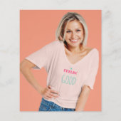 紙金ゴールドグリッター写真Fortiethありがとう チラシ (裏面)