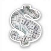 紙金日 シール (正面)