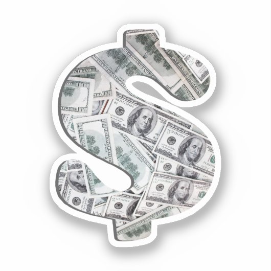 紙金日 シール (正面)