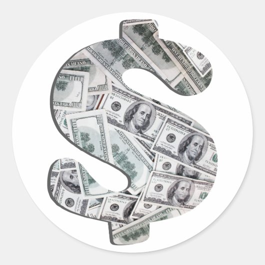 紙金日 ラウンドシール (正面)