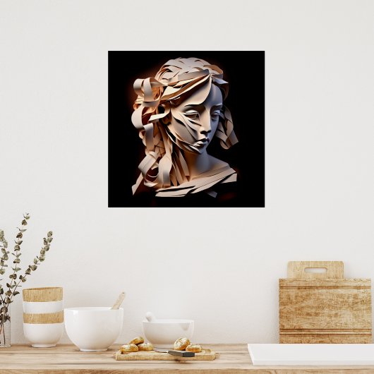 紙顔 ポスター (キッチン)