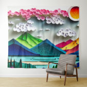 紙風景 タペストリー (インサイチュ(横))