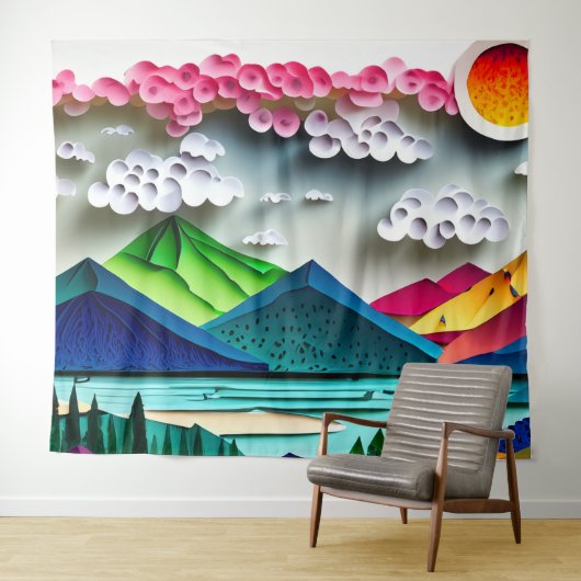 紙風景 タペストリー (インサイチュ(横))