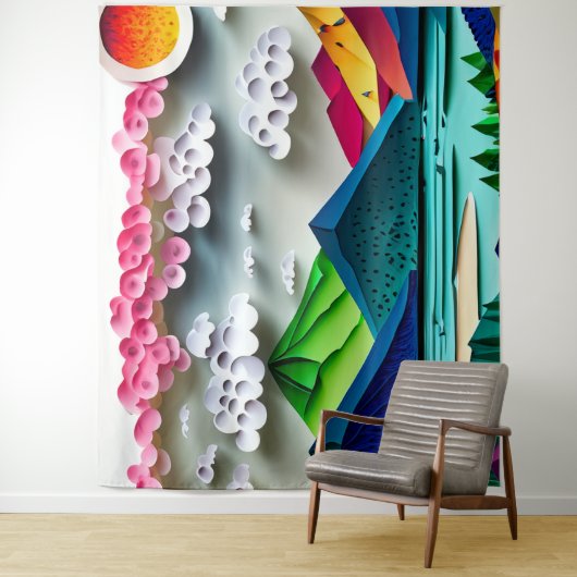 紙風景 タペストリー (インサイチュ)