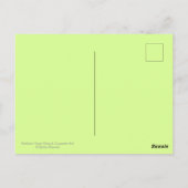 紙飛んでいるワスアンドブラックカーペンターアリ ポストカード (裏面)