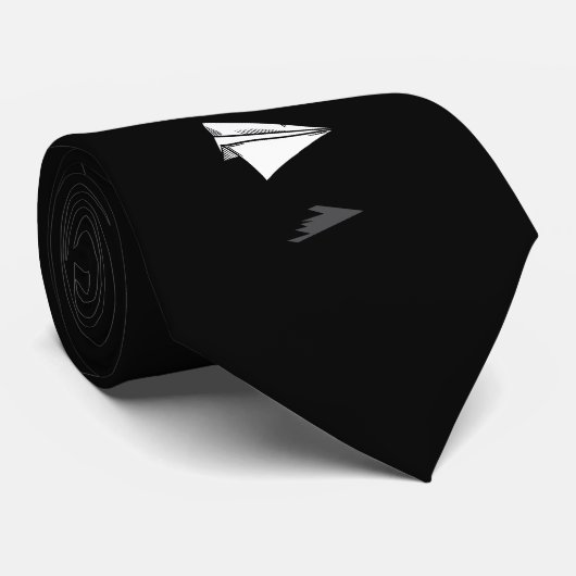 紙飛行機の影の漫画の飛行機の航空機 ネクタイ (ロール)