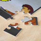 紙飛行機ジグソーパズル ジグソーパズル (側面)