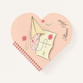 紙飛行機スパイラルノート ノートブック (正面)