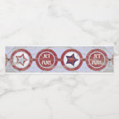 紙飛行機パーティーウォーターボトルラベル ペットボトルラベル (シングルラベル)