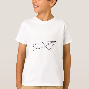 紙飛行機愛好Tシャツ Tシャツ