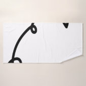 紙飛行機線アート紙 バスタオル (バスタオル)