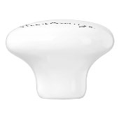 紙飛行機飛んでいるThunder_Cove セラミックノブ (側面)