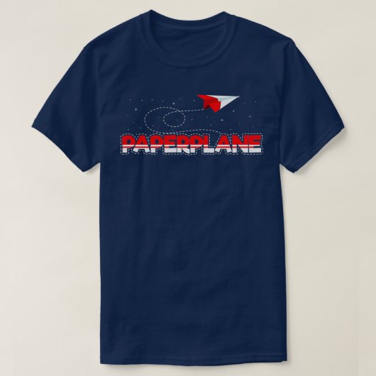 紙飛行機36 Tシャツ (デザイン正面)