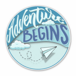 紙飛行機 |アドベンチャーはビニールカスタムカットを開始 シール