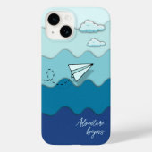 紙飛行機 |アドベンチャー開始 Case-Mate iPhoneケース (裏面)