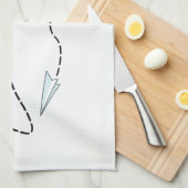 紙飛行機 キッチンタオル (四つ折り)