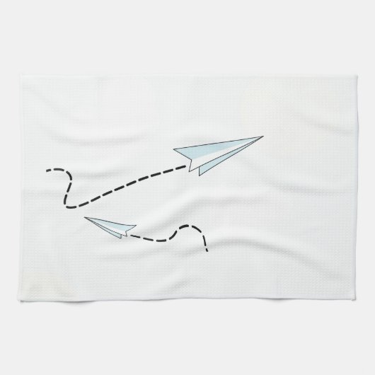 紙飛行機 キッチンタオル (横)