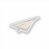 紙飛行機 シール (正面)