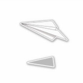 紙飛行機 シール (正面)