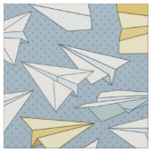 紙飛行機 ファブリック (クローズアップ)