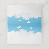 紙飛行機 プレイスカード (外部開封)