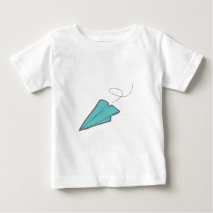 紙飛行機 ベビーTシャツ