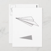 紙飛行機 ポストカード (正面/裏面)