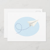 紙飛行機 ポストカード (正面/裏面)