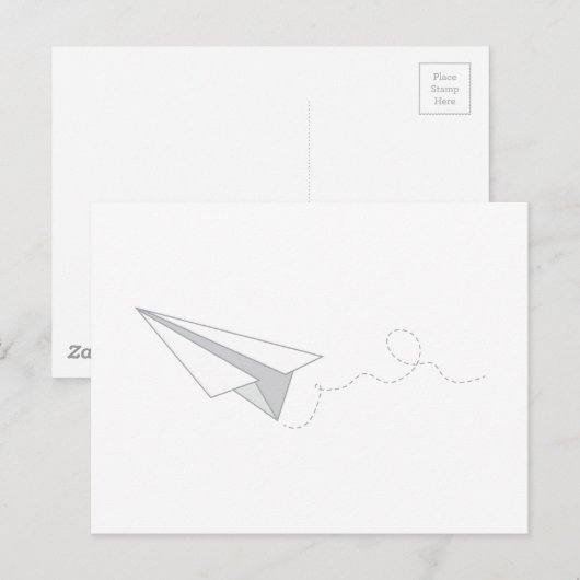 紙飛行機 ポストカード (正面/裏面)