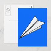 紙飛行機 ポストカード (正面/裏面)