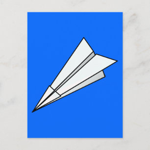 紙飛行機 ポストカード