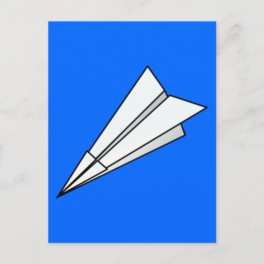 紙飛行機 ポストカード (正面)