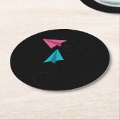 紙飛行機 ラウンドペーパーコースター (アングル)