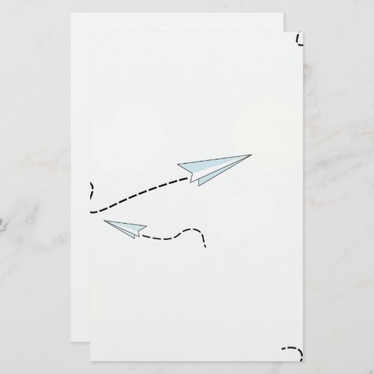 紙飛行機 便箋 (正面/裏面)