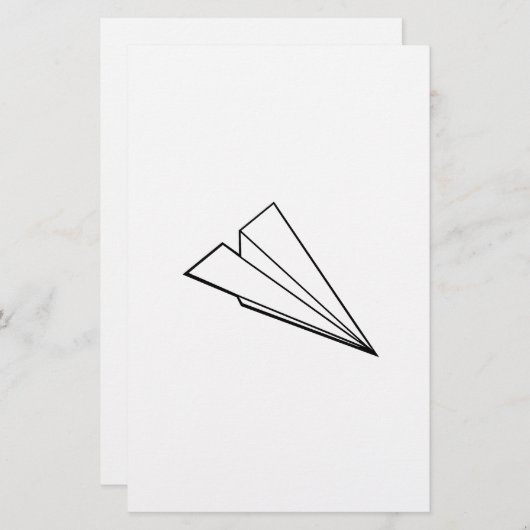 紙飛行機 便箋 (正面/裏面)